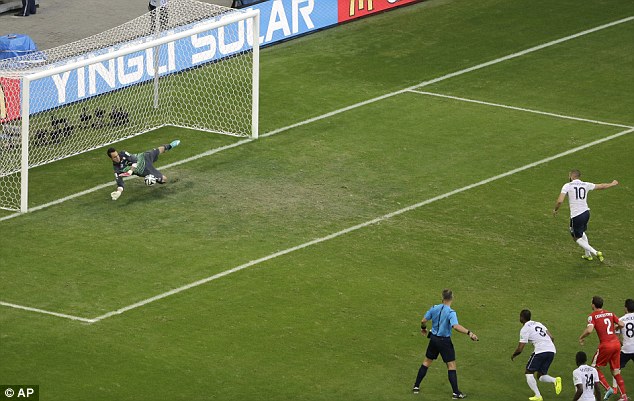 Benzema - The first penalty saved this tournament.
